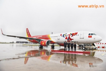 Vietjet nhận máy bay biểu tượng quan hệ Việt - Pháp